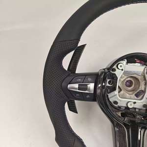 Volante de Cuero para Automóvil <span class=keywords><strong>BMW</strong></span> Serie 3 y Serie 5, para M3 M4 <span class=keywords><strong>M5</strong></span> M6 F30 F10 F15 F36 F01 F20 F22 F25 F31 F32 E70 E71 E90 X6 - Product Image 5