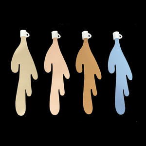 Marcapáginas de cuero PU para derrames de café, marca de <span class=keywords><strong>libro</strong></span> de resina ABS única, marcapáginas 3D <span class=keywords><strong>Boba</strong></span> derramado, marcapáginas de regalo, accesorios para amantes de los libros - Product Image 1