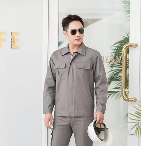 도매 작업복 안전 의류 남성용 긴 소매 작업복 유니폼 여성 건설 안전 유니폼 - Product Image 3