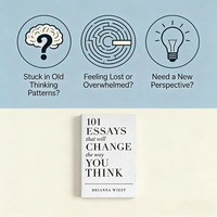 101 ensayos que cambiarán la forma de pensar, crecimiento mental, ajuste de patrones de pensamiento, lectura de libros