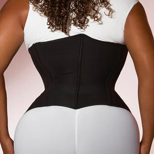 Ceinture amincissante colombienne en maille respirante pour le contrôle du <span class=keywords><strong>ventre</strong></span> <span class=keywords><strong>plat</strong></span>, gaine de maintien pour l'entraînement, corset sculptant - Product Image 3