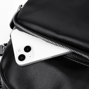 Fashion Backpack <strong>Women</strong> Shoulder Bag Elegant <strong>Rucksack</strong> Ladies Travel Bag Multifunctional School Bags Female Soft <strong>Leather</strong> Back Pack - Product Image 6