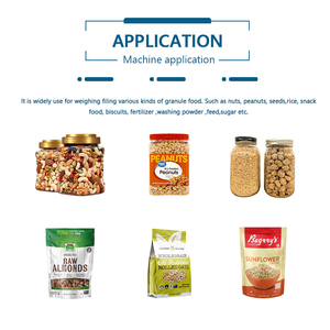 Độ Chính Xác Cao Bán Tự Động Các Loại Hạt Làm Đầy Máy 1000G 5Kg Hạt Kẹo Phụ Thức Ăn Vật Nuôi Cho Muối Hạt Tiêu Thực Phẩm Máy Đóng Gói - Product Image 2