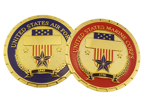 Pièce commémorative gravée en 3D à double face avec logo de tête de tigre personnalisé, or antique, pièce de collection de l'escadron AS - Product Image 4