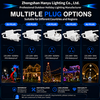 Luces Decorativas para Exteriores con Clasificación IP65, Control de un Solo Punto, Codificadas, para Envolver Árboles, Venta al Por Mayor de Fábrica