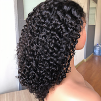 Cheveux Indiens Bruts HD Transparents pour Perruques, Cuticules Vierges, Sans Colle, pour Femmes Noires aux Cheveux Bouclés