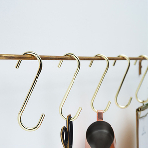 <strong>Hanging</strong> Hook <strong>for</strong> <strong>Clothes</strong> S Shape <strong>Railing</strong> Hook <strong>for</strong> Home Bedroom Multipurpose Hooks Storage Hangers Kitchen Pot Racks - Product Image 4