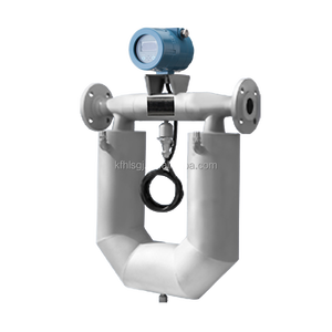 Nhiệt độ cao 0.1% hình chữ U loại coriolis khối lượng lưu lượng kế lỏng nước dầu nhiên liệu lưu lượng kế - Product Image 1