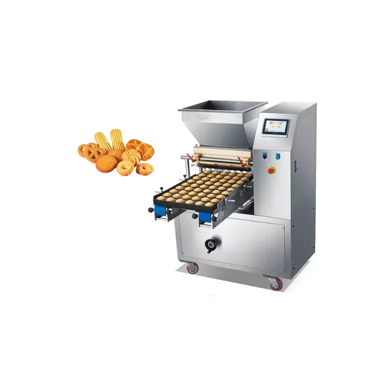 Makaron yazıcı makinesi dijital kabarcık Waffle otomatik döner küçük bisküvi makinesi