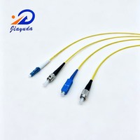 Cable de Conexión Óptica SM de Fibra Única Premium 1, G.652D G.657A1 G.657A2 Seleccionable, LC SC ST FC, para Redes