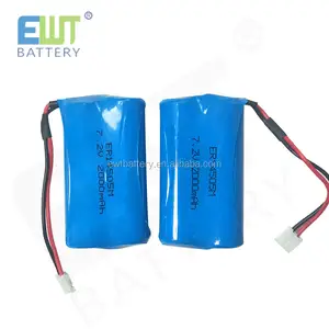 מארז סוללות לא נטענת ER14505M AA 7.2V 2000mAh באיכות טובה Li-SOCl2 2000mAh סוללת ליתיום ראשונית