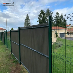 Clôture de Confidentialité Triangulaire en PVC Enduit Durable, <span class=keywords><strong>Grillage</strong></span> Métallique Courbé 3D pour la Sécurité des Jardins Résidentiels - Product Image 5