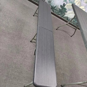<span class=keywords><strong>Picnic</strong></span> plegable de 6 pies fácil de llevar, plegable por la mitad, para exteriores, Banco largo para acampar - Product Image 5