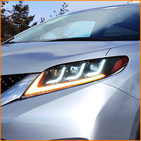 Pour Toyota Sienna XL30 2011-2020, phare à triple lentille, double faisceau, projecteur LED, ensemble de phares de remplacement, plug and play