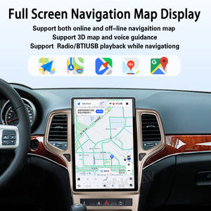 Autoradio Android 14\" per Jeep Cherokee 2009-2012, Schermo Touch, Aggiornamento Android Auto Wireless, Carplay, Navigazione GPS, Lettore Multimediale Oro - Product Image 5