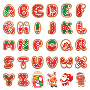 Venta al por mayor zapatos personalizados encanto Rosa letra conjunto nuevo diseño accesorios para bolsos zapatos personalizados encantos niños regalos - Product Image 5