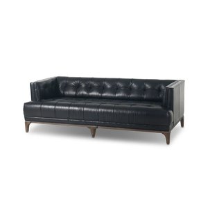 Canapé trois places en velours style rétro <span class=keywords><strong>français</strong></span> pour salon, avec boutons capitonnés, mousse haute densité, garantie 3 ans, aspect vieilli vintage, structure solide - Product Image 4