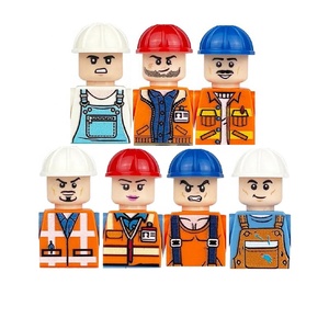 Tùy Chỉnh Thiết Kế Hình Đồ Chơi Trẻ Em Xây Dựng Kỹ Sư Thành Phố Công Nhân Hành Động Mô Hình Mô Hình Đồ Chơi Mini Hình - Product Image 5