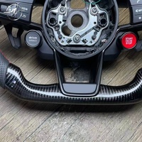 Volants de direction en fibre de carbone véritable personnalisés de luxe YZ en gros pour Audi B8.5 S4 S5 RS5 RS6 Q5 Q7 A3 S3