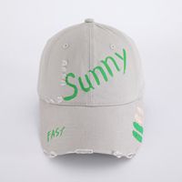 Casquette de baseball brodée style cowboy, rétro américaine, effet vieilli, souple et polyvalente, pour homme et femme