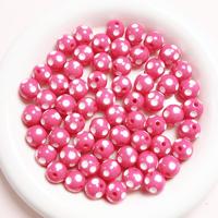 Perles rondes en résine, perles champignon en vrac, breloques 12 mm, champignon en acrylique à points ondulés