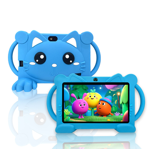 Kids <b>Tablet</b> PC <b>7</b> Inch Android 15 Wi-Fi Capacitive Screen Educational Learning Device Fashion Silicone Case Drop Resistance - Product Image 4