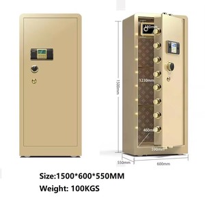 Fireproof All-steel <b>Lock</b> <b>Safe</b> Anti-theft <b>Safe</b> Home and Hotel <b>Safe</b> Security Large-capacity Storage <b>Box</b> - Product Image 5