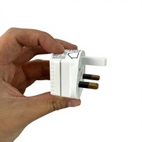 Adaptador de Enchufe Universal Portátil para Viajes en el Reino Unido, 250V 16A, para Laptop, Cámara y LED