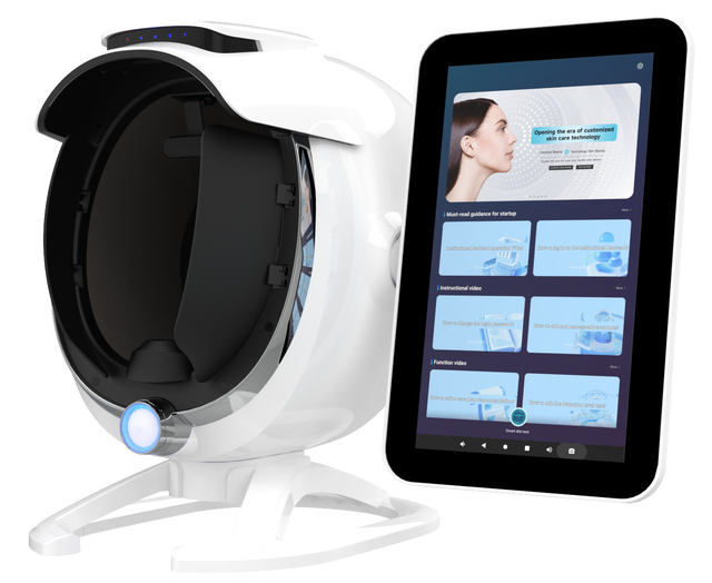 New Portable Professional Face Skin Analyzer 3D for Commercial Use 36MP Camera 15.6" Screen EU/US Plug Compatible