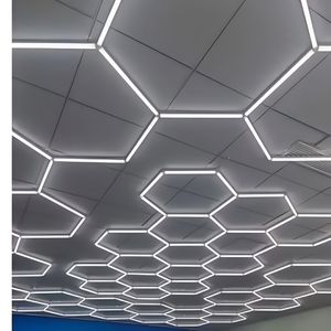 <span class=keywords><strong>Prix</strong></span> d'usine Arlott, éclairage de travail hexagonal à LED, assemblage DIY, garage, atelier, lumières en nid d'abeille à LED - Product Image 4