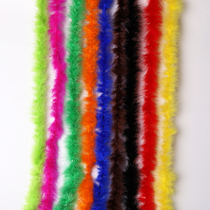 2 capas 2 M 1pce pluma <span class=keywords><strong>de</strong></span> avestruz marabú pluma Boa Diy disfraz <span class=keywords><strong>de</strong></span> Navidad disfraz <span class=keywords><strong>de</strong></span> Halloween accesorios <span class=keywords><strong>de</strong></span> <span class=keywords><strong>carnaval</strong></span> - Product Image 1