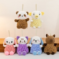 Doudou Ours de Dessin Animé Multifonctionnel Créatif en Peluche de Coton PP à Forte Absorption d'Eau pour Princesse