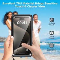 Étui universel étanche pour téléphone avec cordon pour Galaxy S24 S25 S26 et iPhone 18 17 16 15 14 Pro Max