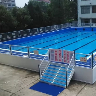 Rectangular Frame Outdoor Pool Swimming with Sand Filter Pump Detachable Swimming Pool with High Quality Customized