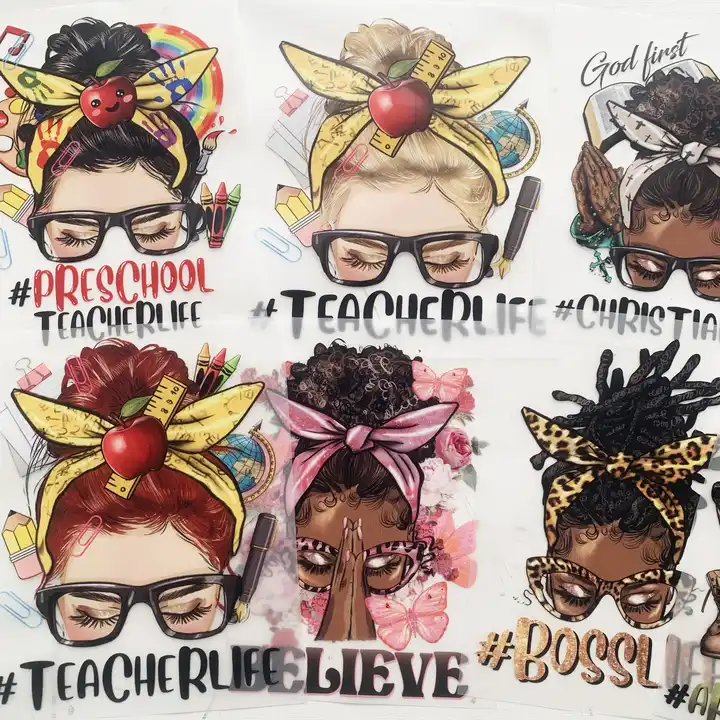 High Quality Custom Heat Transfer Logo Vinyl Heat Transfer Labels Plastisol DTF Heat Transfer Designs Ready to Press for T Shirt