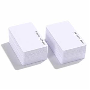 Cartes RFID à haute sécurité 13,56 MHz Mifare Ultralight AES 144 octets avec numéro imprimé pour l'hôtellerie – <span class=keywords><strong>Carte</strong></span>-clé de base pour invités - Product Image 2