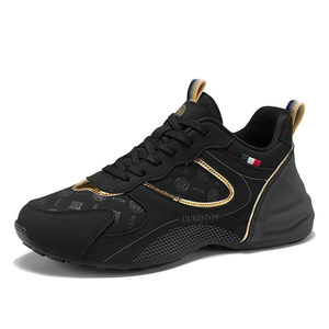Chaussures de sport décontractées pour hommes, élégantes, imperméables, antidérapantes, en cuir véritable, baskets de course - Product Image 4