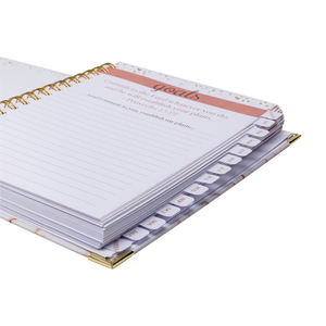 Cuaderno de Notas Personalizado A5 con Espiral Dorado e Impresión de Logotipo - Product Image 1