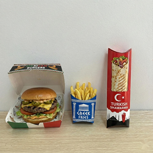 Bolsa de Papel para Llevar Auténticos Kebabs y Burritos, Empaque de Papel Reciclable, Envoltorio para Shawarma, Caja para Llevar de Restaurante - Product Image 2