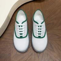 Mocassins en cuir tissés à la main de style designer de haute qualité, semelle en caoutchouc transparente, sans lacets, confortables, décontractés, pour la marche quotidienne