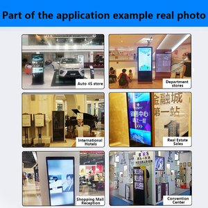 شاشة لمس قائمة على الأرض 50 بوصة كشك مشغل إعلانات داخلي شاشة عرض HD LCD لافتات رقمية وشاشة عرض - Product Image 6