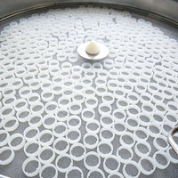 Balle de nettoyage anti-blocage en caoutchouc silicone élastique pour tamis vibrant à poudre fine, accessoires de tamisage