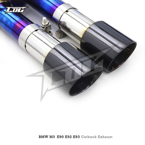 ท่อไอเสีย Boska Valvetronic สำหรับ BMW M3 E90 E92 E93 4.0L ปี 2008-2013 ระบบไอเสียไทเทเนียม Escape ท่อกลางแบบ Double X Tube - Product Image 3