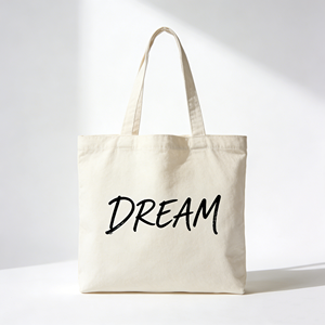 กระเป๋าผ้าแคนวาสคุณภาพดีแบบสั่งทำพิเศษ สะพายข้าง สีธรรมชาติ รีไซเคิล กระเป๋าช้อปปิ้งผ้าฝ้ายแบบสั่งทำ - Product Image 2