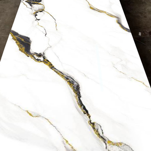 Stiker Dinding PVC Motif Marmer, Bahan Lepas Tempel, Untuk Ruang Tamu, Kamar Tidur, Apartemen, Aula, Penggunaan Eksterior, Mall, Tahan Air, Kedap Suara, Mudah Dipasang Sendiri - Product Image 5