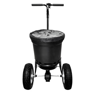 Épandeur de semences et d'engrais robuste TC2412 23L, à pousser, avec roues pneumatiques 3.50-6, pour jardin et sel - Product Image 4