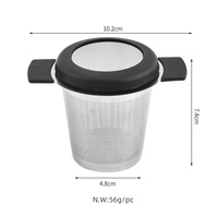 Infuseur à thé à mailles fines en acier inoxydable stocké pour le thé et le café en vrac