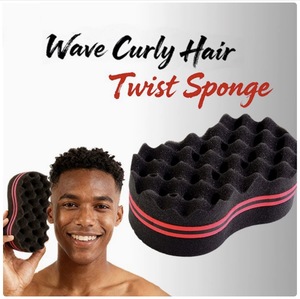 Brosse Magique Chauffante Sans Chaleur pour Ondulations, Éponge Double Face pour Boucles <span class=keywords><strong>Afro</strong></span> pour Hommes Noirs, Usage Domestique - Grande Vente - Product Image 1