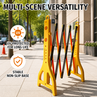 Clôture d'isolation pliable moderne en PE réfléchissant avec protection IP55, lumière incluse, hauteur 960 mm, pour usage extérieur et signalisation d'avertissement