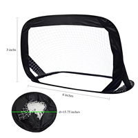 Grand but de football pop-up pour enfants, durable, pliable, filet d'entraînement de football 4x3, cadre en acier, personnalisable, entraînement sportif en plein air